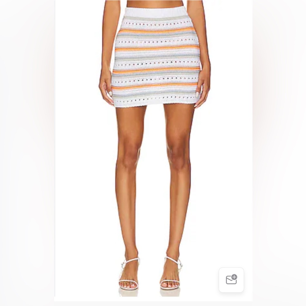 Striped Multicolor Mini Skirt